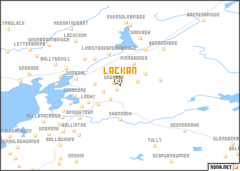 map of Lackan
