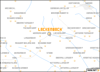 map of Lackenbach