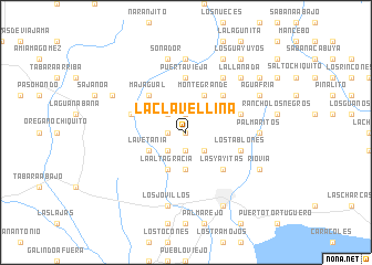 map of La Clavellina