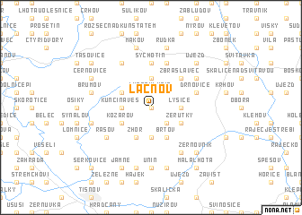 map of Lačnov