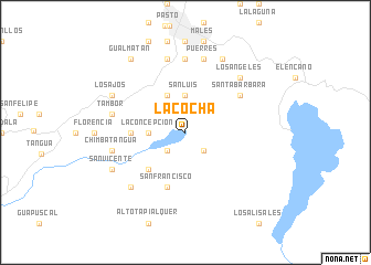 map of La Cocha