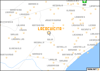map of La Cocuicita