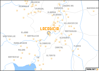 map of La Codicia