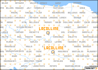 map of La Colline