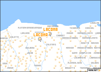 Lacoma (Haiti) map - nona.net