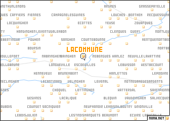 map of La Commune