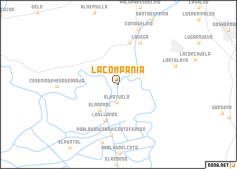 map of La Compañía