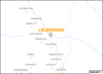 map of La Comunidad