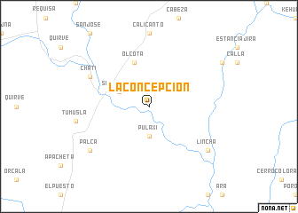 map of La Concepción