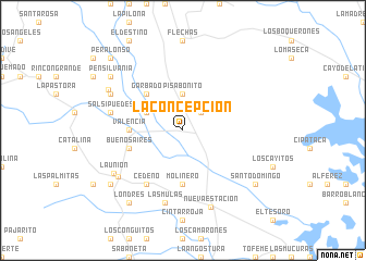 map of La Concepción