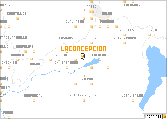 map of La Concepción