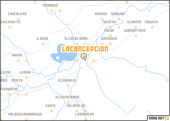 map of La Concepción