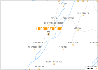 map of La Concepción