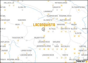 map of La Conquista