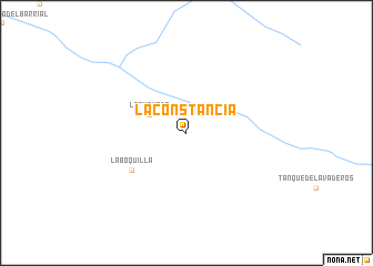 map of La Constancia