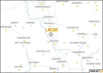 map of Lacon