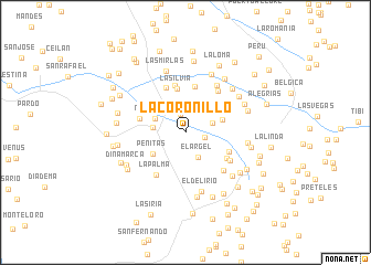 map of La Coronillo