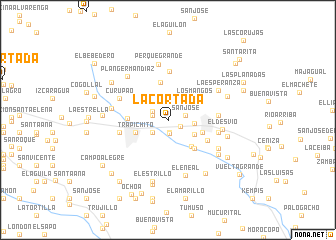 map of La Cortada
