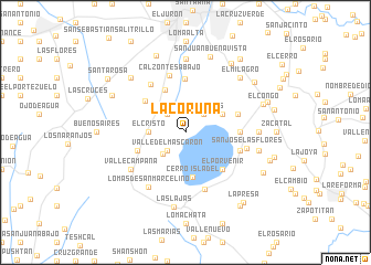 map of La Coruña