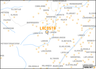 map of La Costa