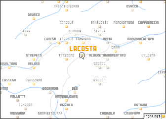 map of La Costa