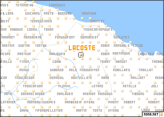 map of Lacoste