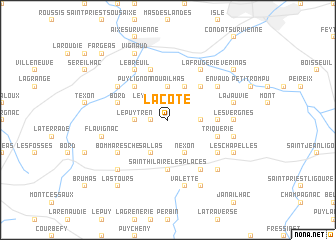 map of La Côte