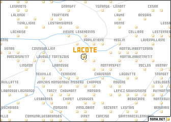 map of La Côte