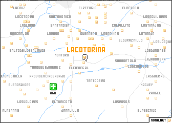 map of La Cotorina