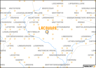 map of La Coudre