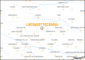 map of La Cougotte-Cadoul
