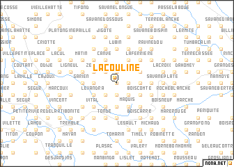 map of La Couline