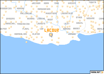 map of La Cour