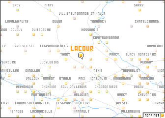 map of La Cour