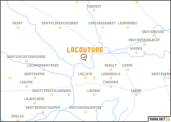 map of La Couture