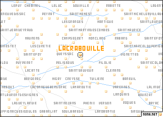 map of La Crabouille