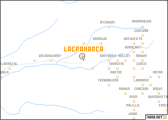 map of Lacramarca