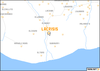map of La Crisis