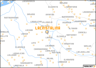 map of La Cristalina