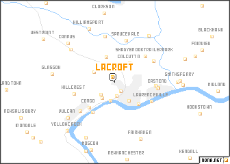 map of La Croft