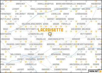 map of La Croisette