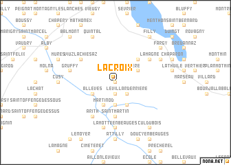 map of La Croix