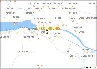 map of La Cruaudais