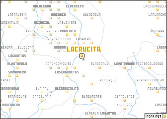 map of La Crucita
