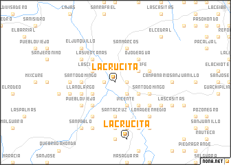 map of La Crucita