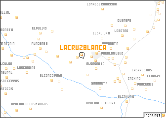 map of La Cruz Blanca