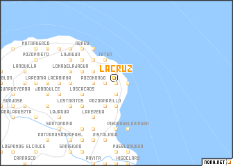 map of La Cruz