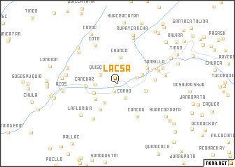 map of Lacsa