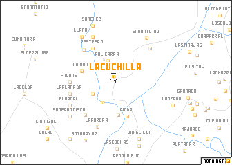 map of La Cuchilla