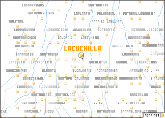 map of La Cuchilla